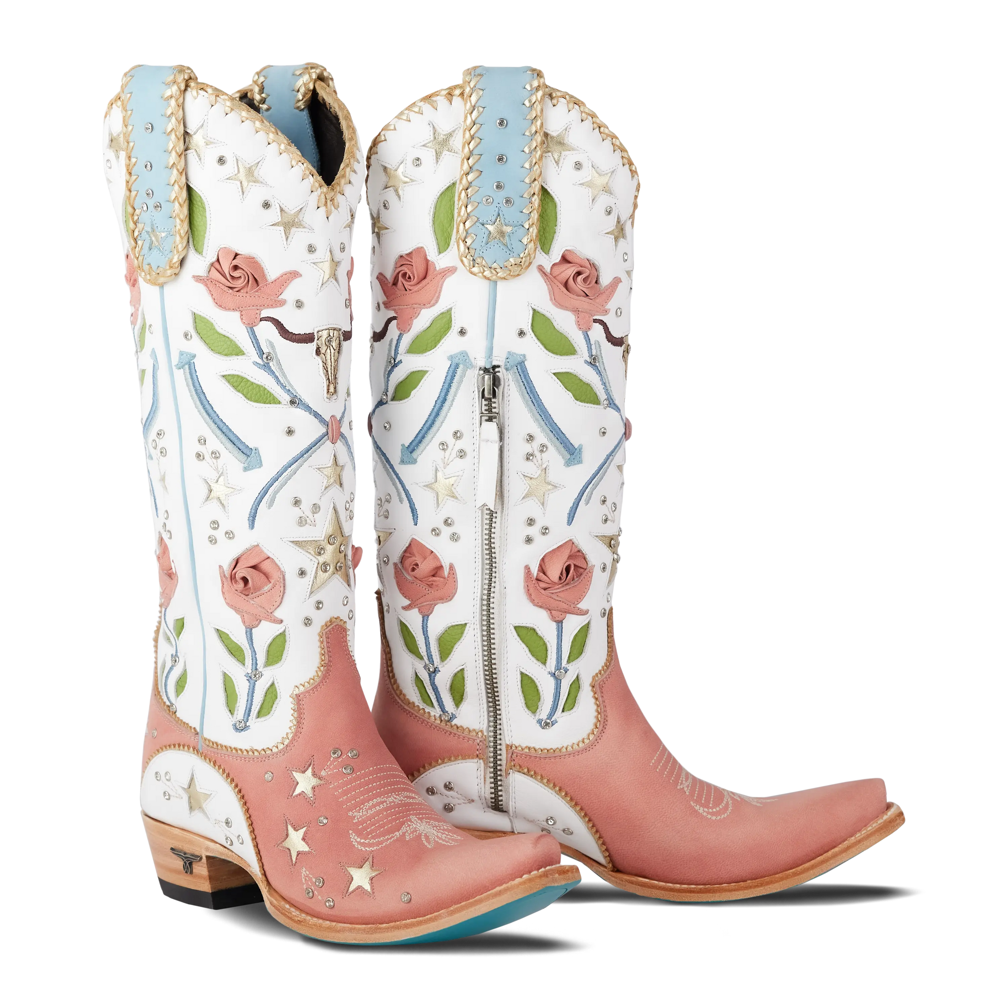 Stars Align Boot - Blush &amp; Matte White