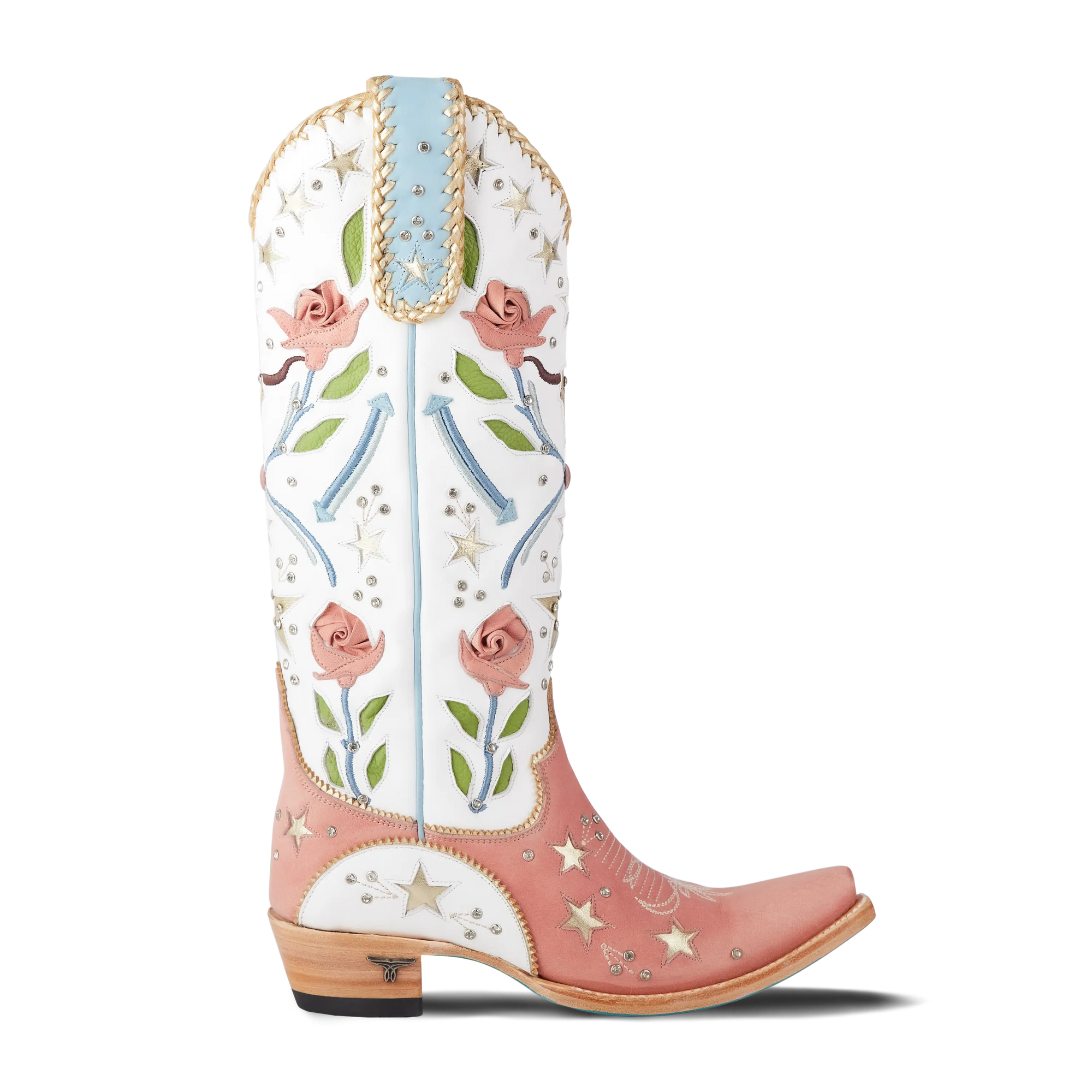 Stars Align Boot - Blush &amp; Matte White
