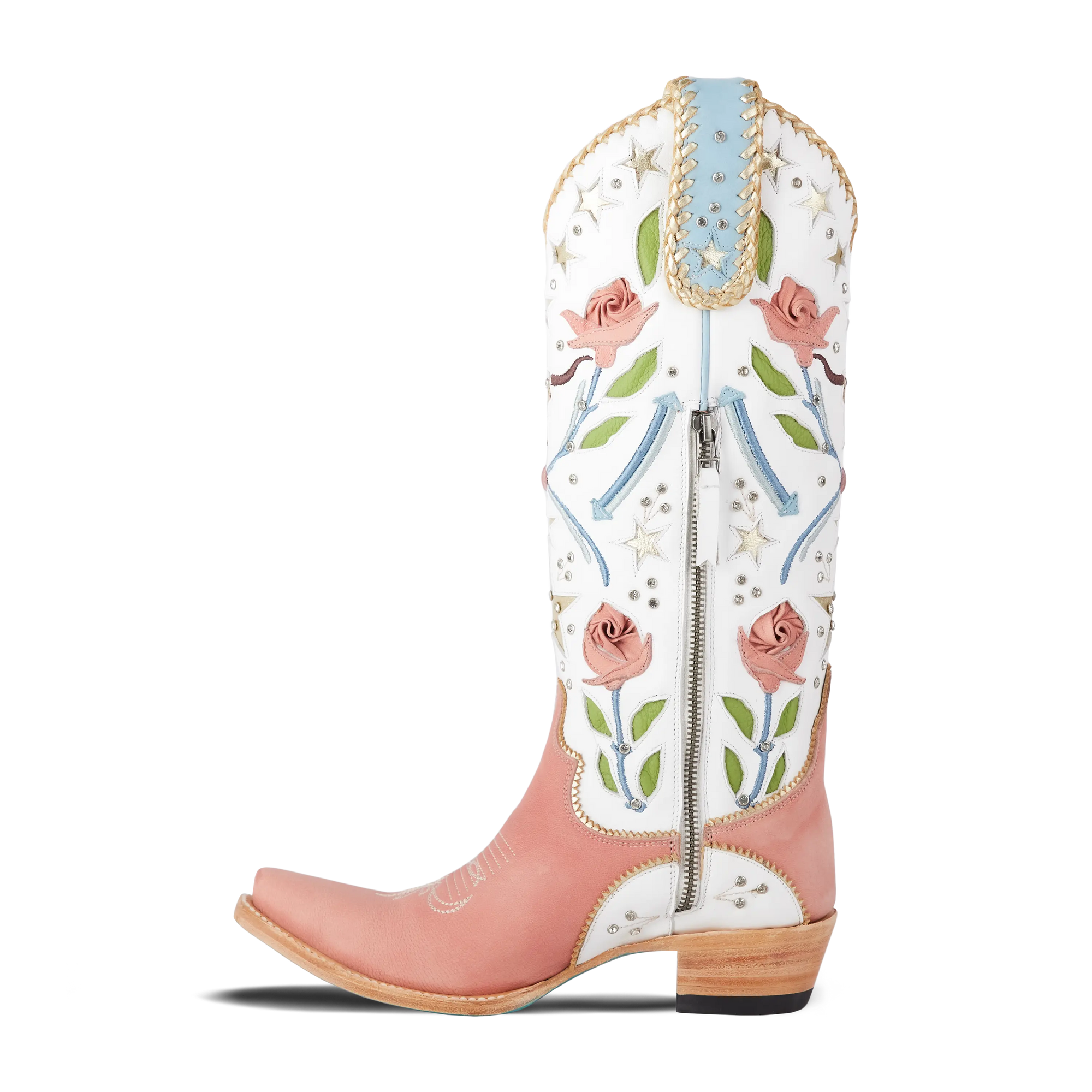 Stars Align Boot - Blush &amp; Matte White