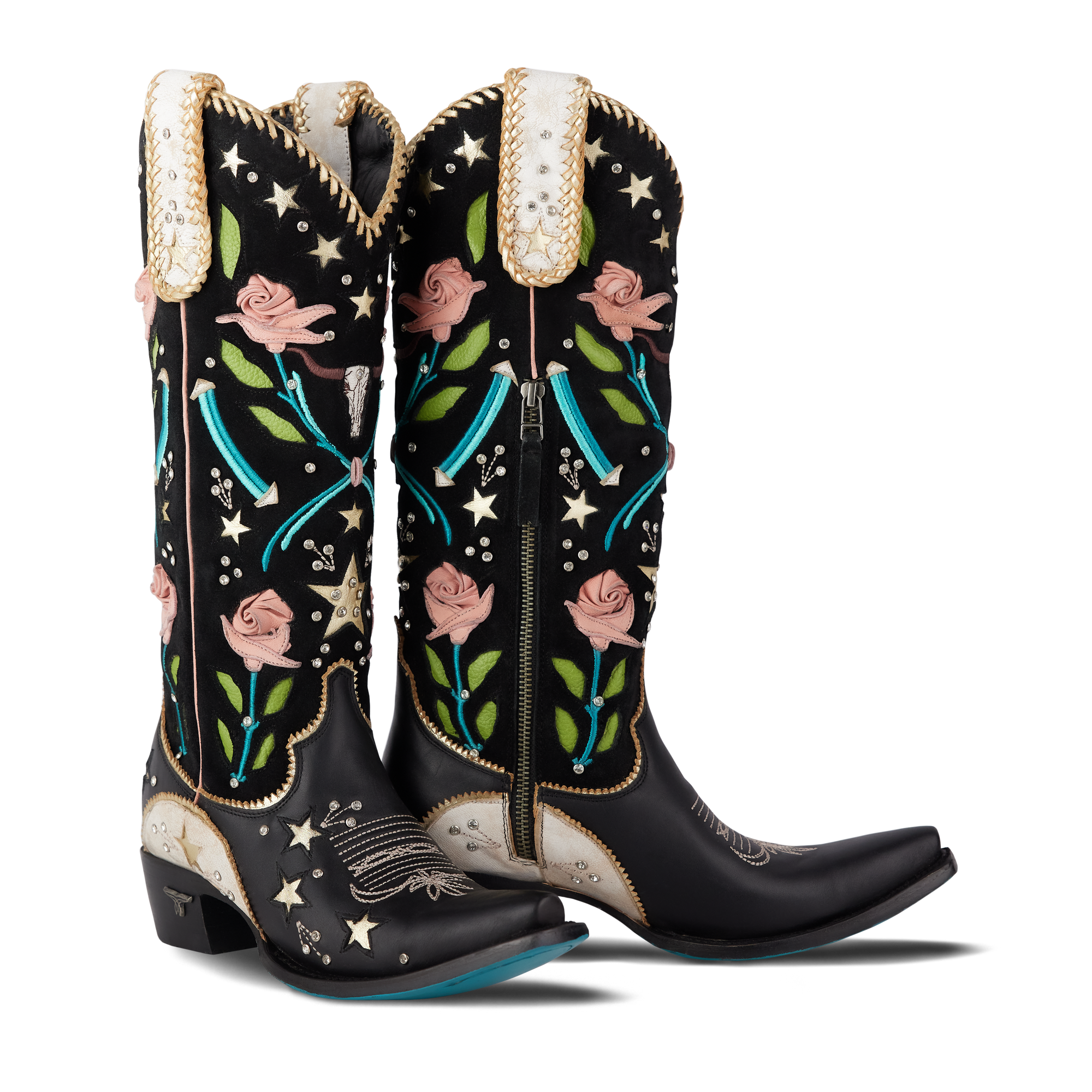 Stars Align Boot - Jet Black &amp; Ceramic Crackle