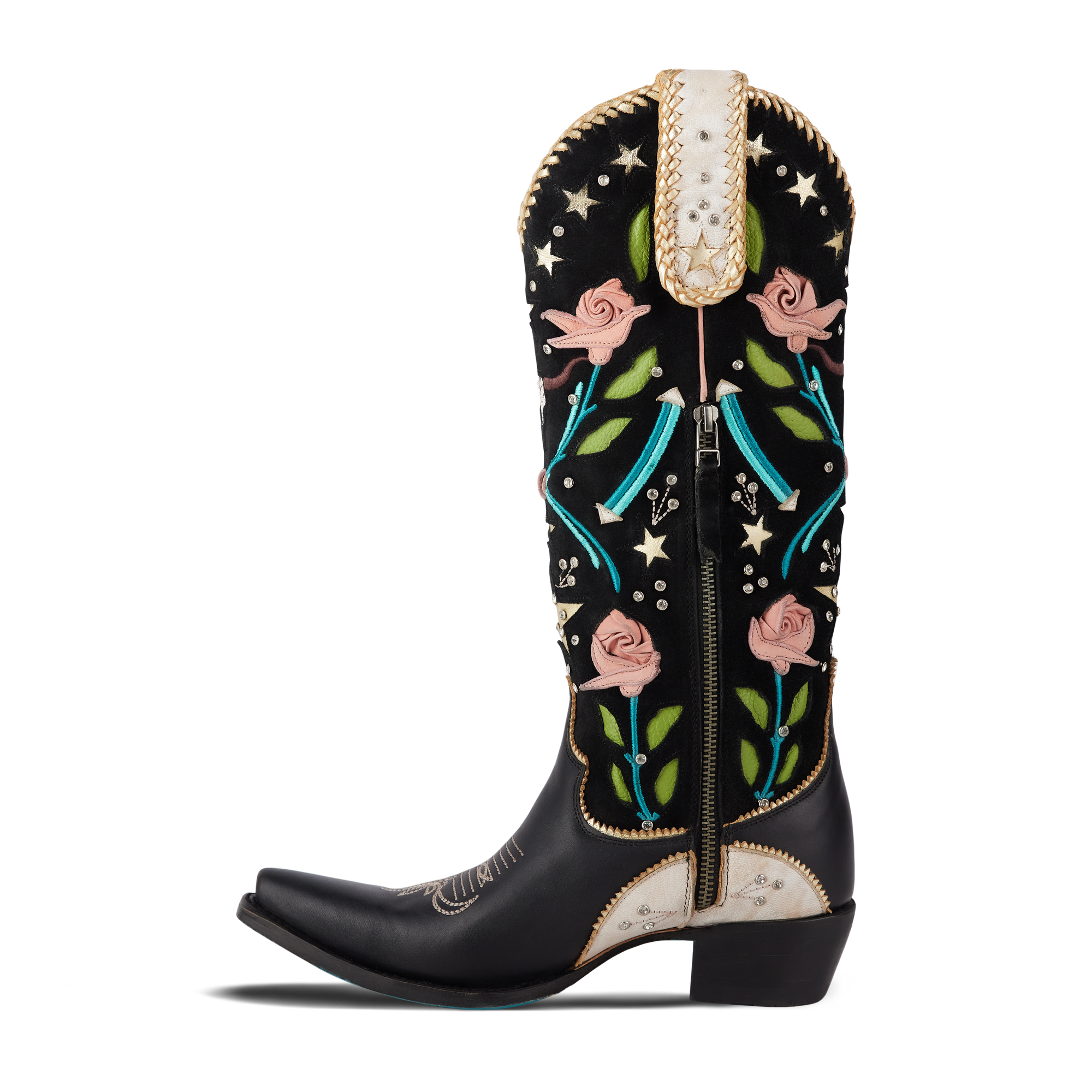 Stars Align Boot - Jet Black &amp; Ceramic Crackle