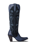 Tessa Knee High - Navy Suede