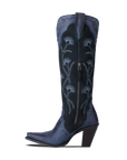 Tessa Knee High - Navy Suede