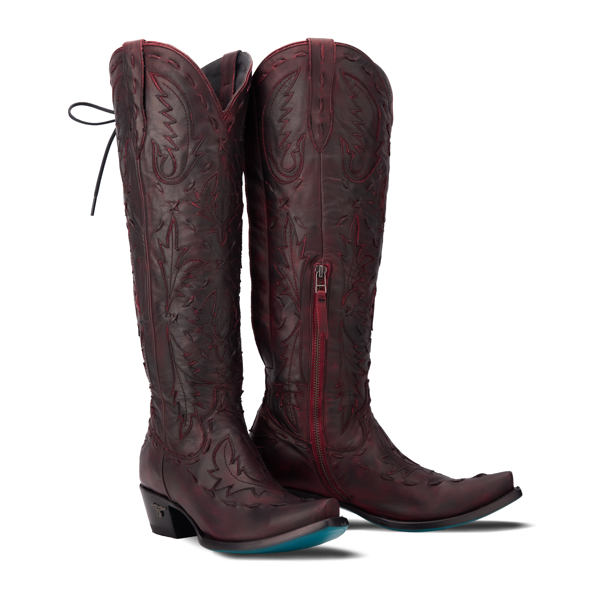 Reverie Knee High Corset - Black Cherry
