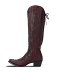 Reverie Knee High Corset - Black Cherry