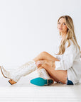 Dolly Boot - Matte White