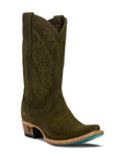 Sandaga Midi - Olive Suede