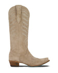 Squash Blossom Boot - Latte Suede