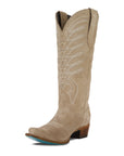 Squash Blossom Boot - Latte Suede