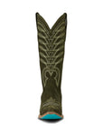 Squash Blossom Boot - Olive Suede