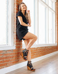 Becca Wedge - Jet Black