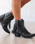 Senita Falls Bootie - Jet Black