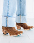 Western Chelsea Bootie - Toffee Suede