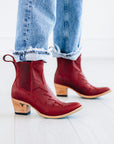 Western Chelsea Bootie - Smoldering Ruby