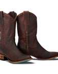 Cognac Midi Roper Boot With Timeless Western Styling And Superior Everyday Comfort