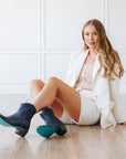 Plain Jane Bootie - Midnight Navy