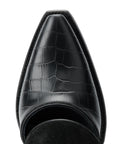 Plain Jane Slingback Mule - Soft Black Suede