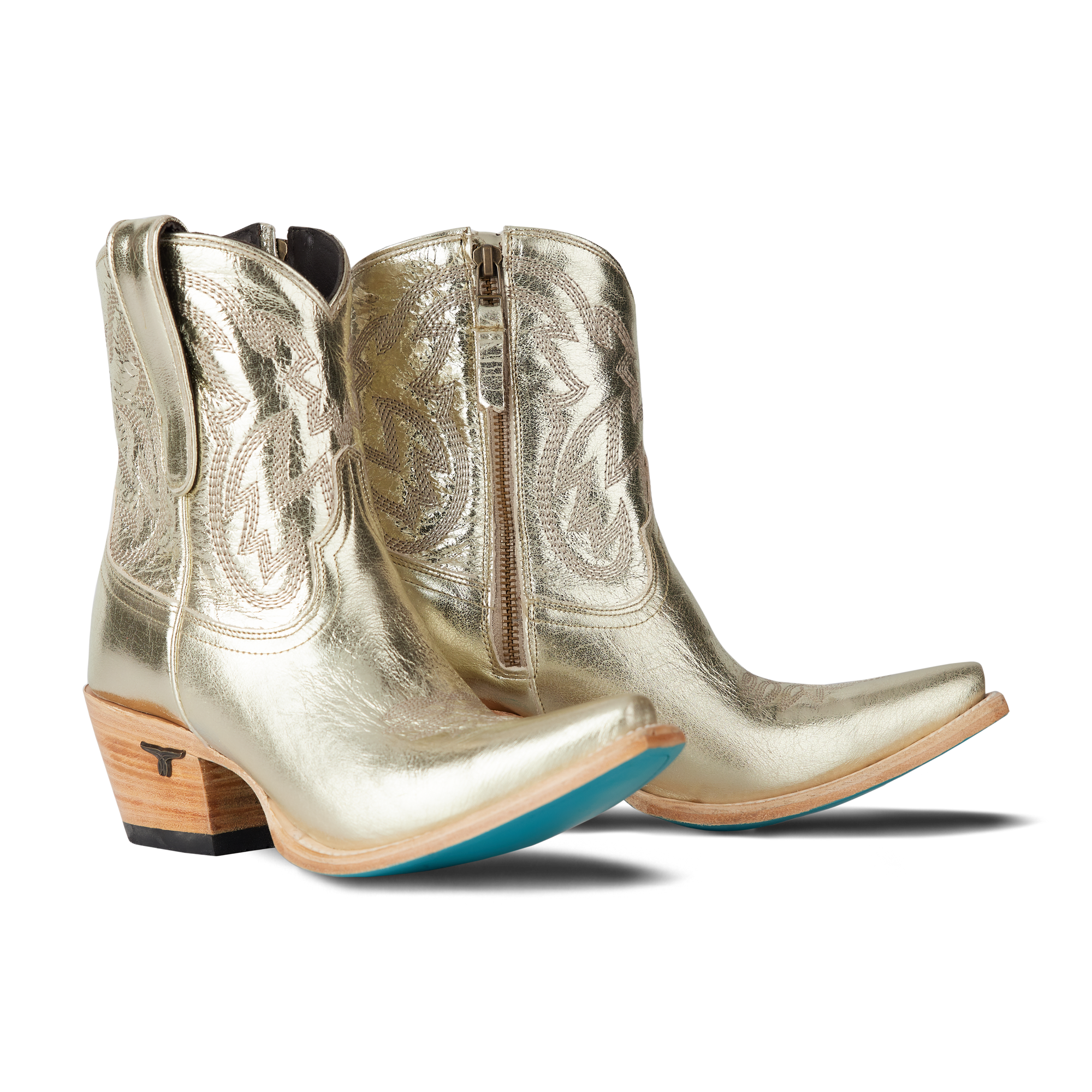 Smokeshow Bootie - Champagne Metallic