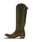 Lexington Knee High Corset - Olive Suede (Jewel of the West)