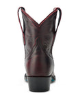 Western Snip Toe Cowgirl Bootie In Black Cherry
