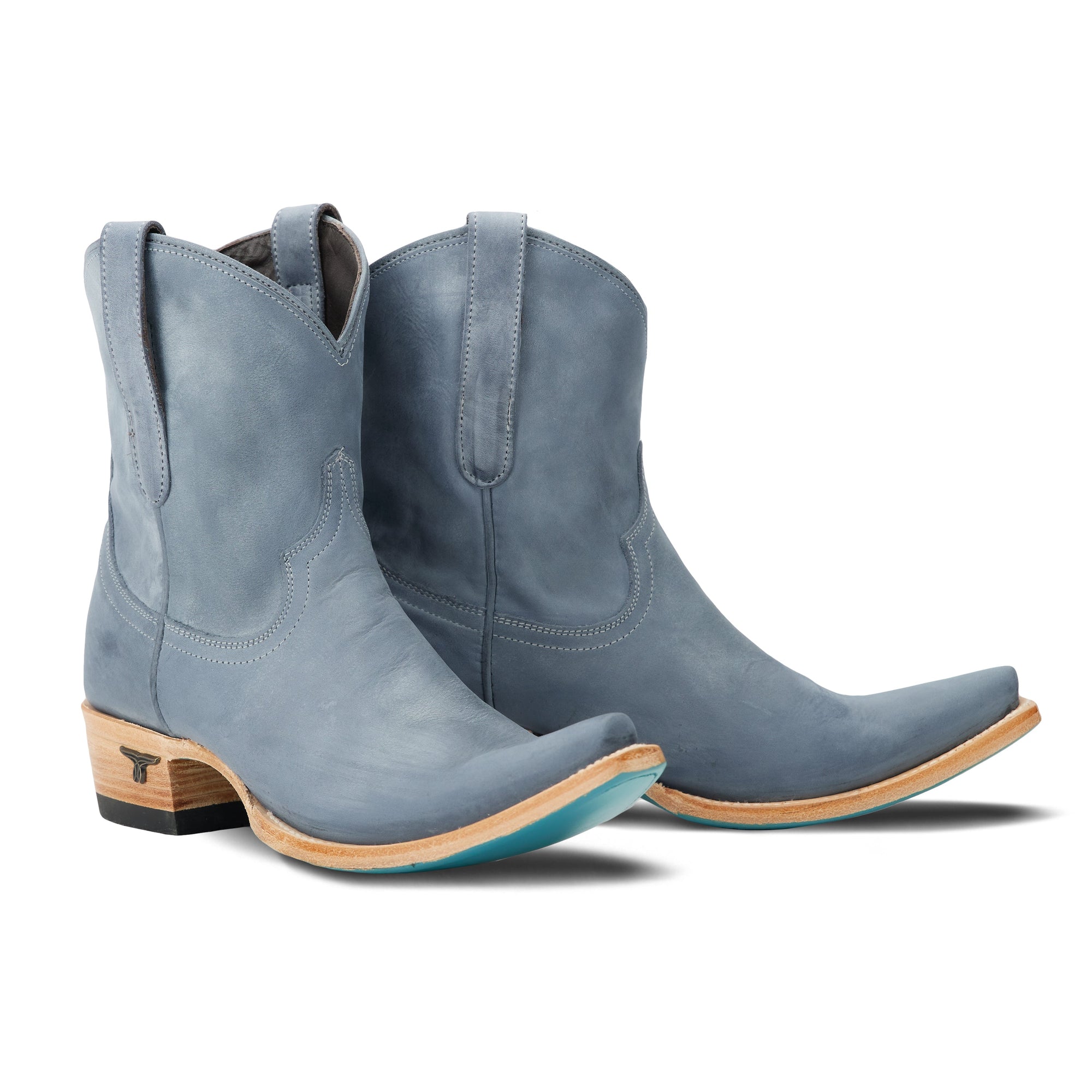 Emma Jane Bootie - Washed Denim