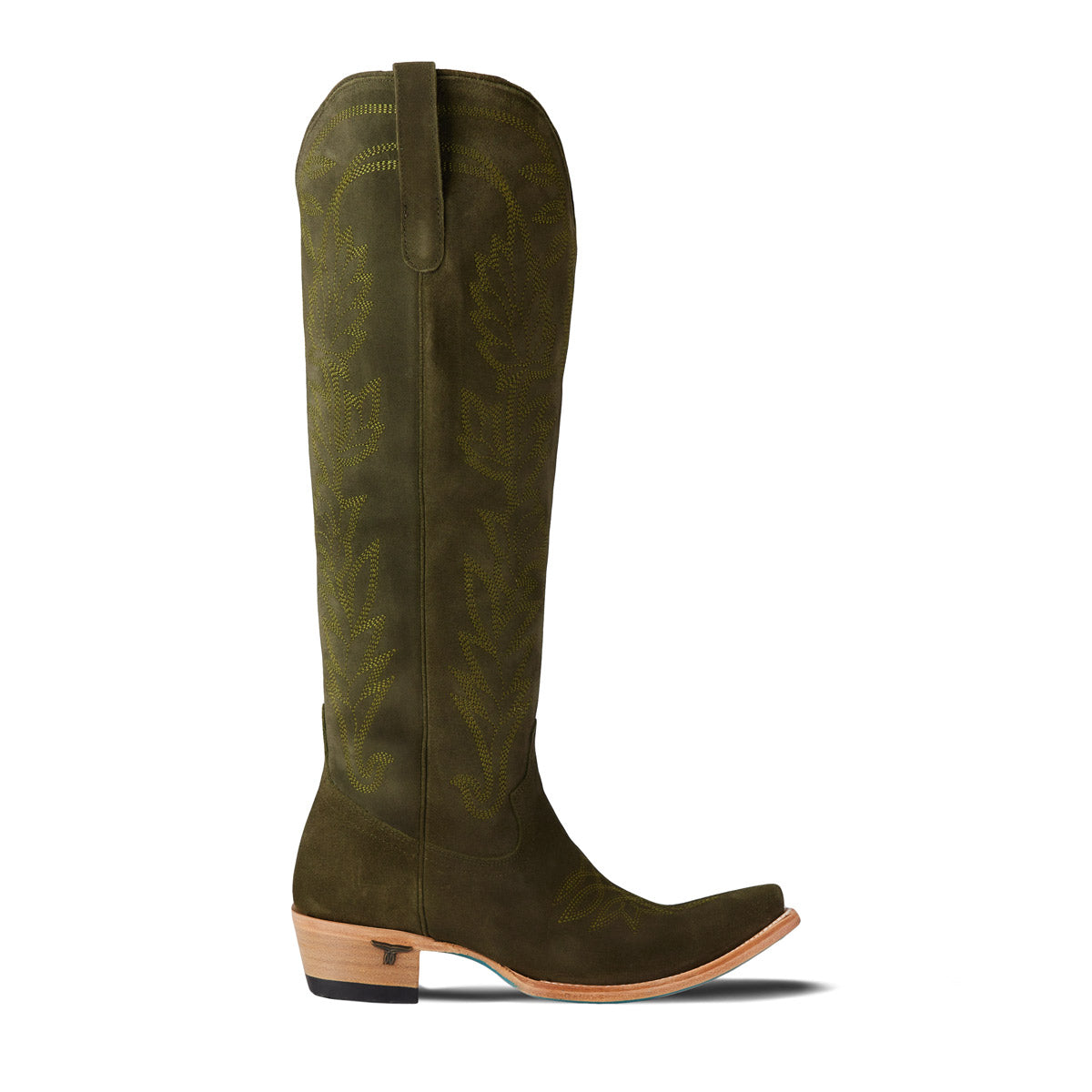 Sandaga Knee High - Olive Suede