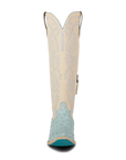 Sandaga Knee High - Powder Blue Ostrich