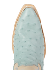 Sandaga Knee High - Powder Blue Ostrich