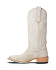 Square Toe Western Boot Ceramic Crackle