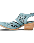 Robin Cut Out Slingback Mule - Powder Blue