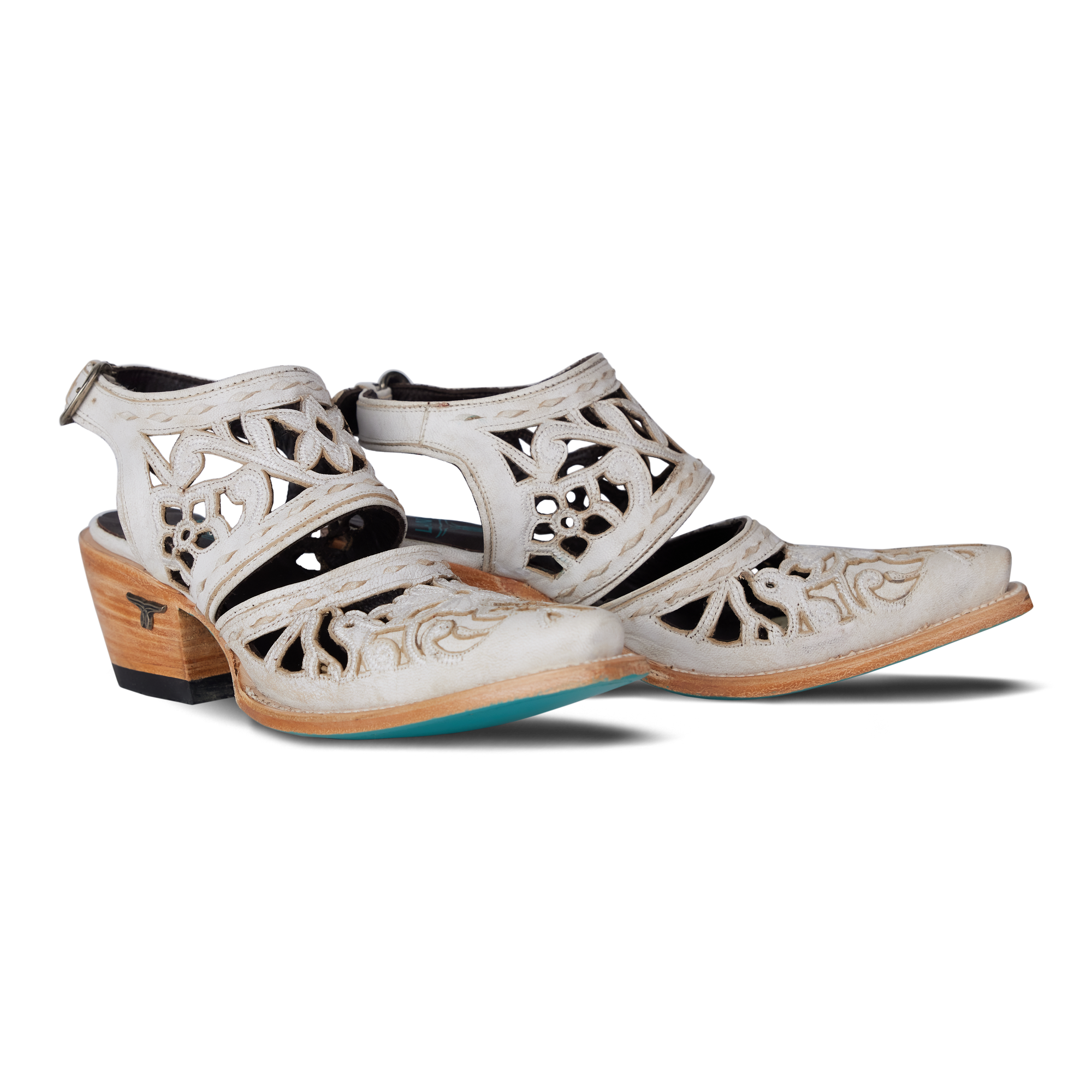 Robin Cut Out Slingback Mule - Ceramic Crackle