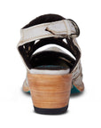 Cutout Slingback Mule in Ceramic Crackle