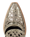 Robin Cut Out Slingback Mule - Champagne Metallic