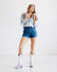 Lexington Boot - Lovely Lavender/Matte White