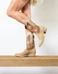 Kenzie Midi - Latte Suede