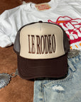 Le Rodeo Embroidered Trucker Hat