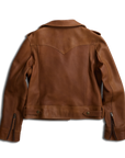 Basic Biker Jacket - Desert Clay Brown Leather