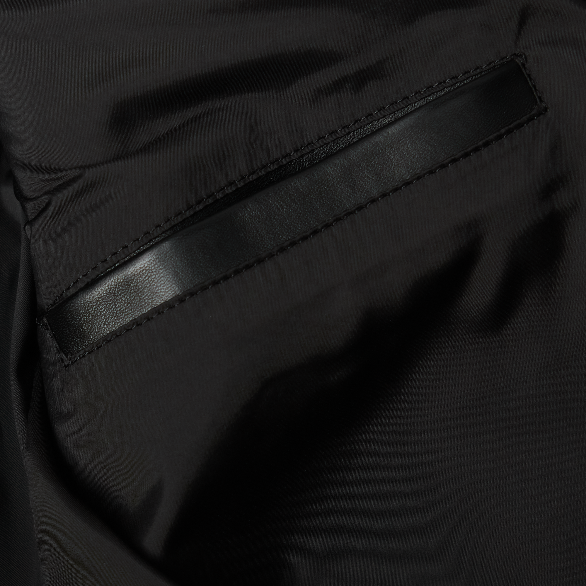 Basic Biker Jacket - Jet Black Leather