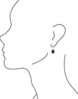 Lucky 7's Earrings - Onyx