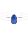 Madeleine Blue Lapis and Sterling Silver Cuff Bracelet