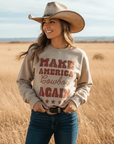 Make America Cowboy Again Stars Graphic Sweatshirt