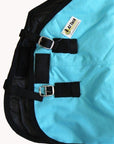 AJ Tack 1200D Waterproof Turnout Horse Blanket with Neck Rug - Turquoise