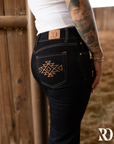 MIA TROUSER - DARK WASH