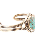 Nova Turquoise and Bronze Cuff Bracelet