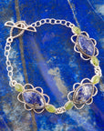 Oxford Lapis and Jade Bracelet
