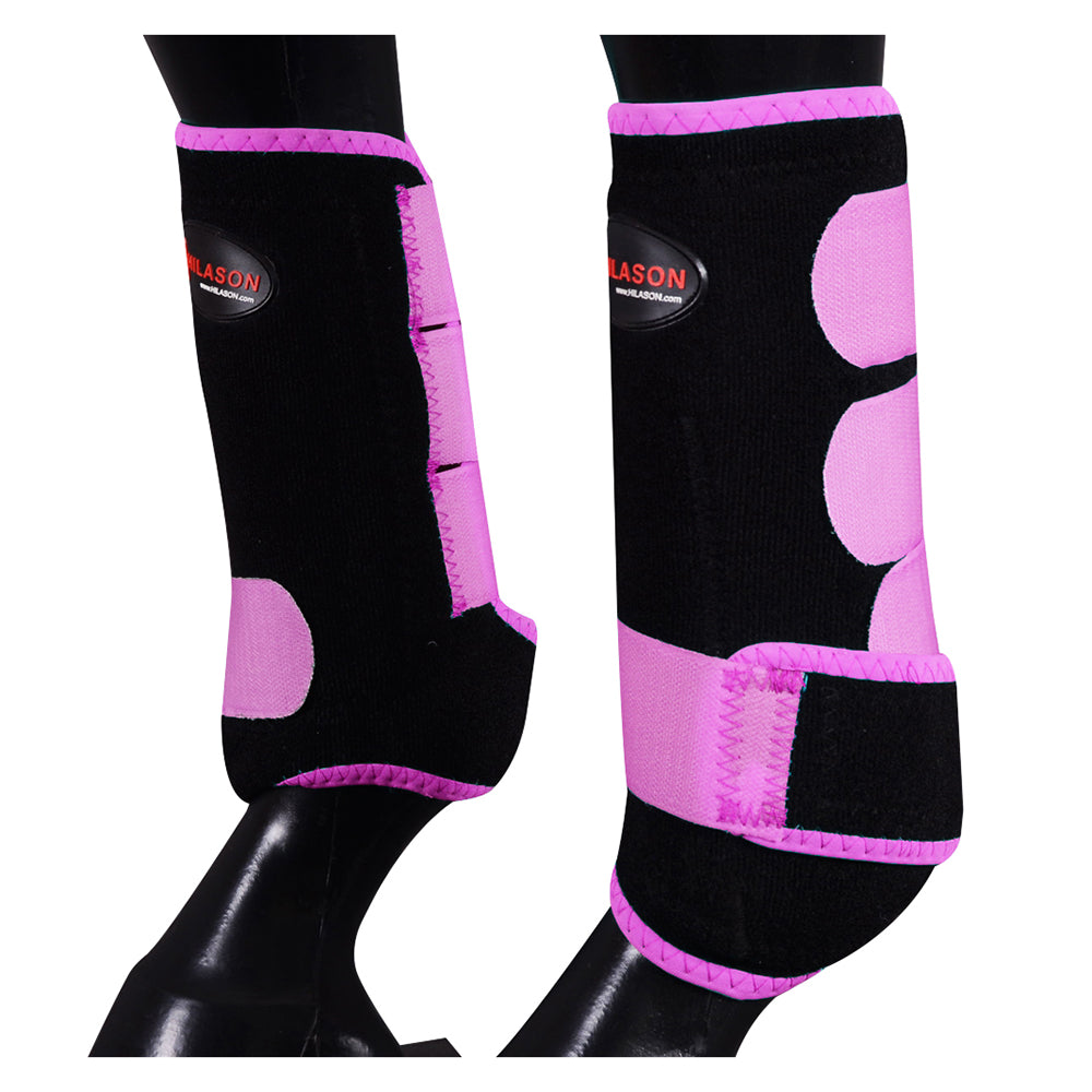HILASON L M S Horse Rear Hind Leg Sport Boots | Jumping