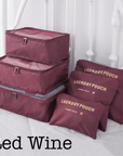 6 Piece Travel Organizer