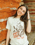 Ride Tough Cowboy Rodeo Graphic Tee