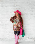 Baha Ranch Retro Pop Western Wild West Leopard Blazer
