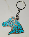 Baha Ranch Year of the Horse Tooled 3d Print Bookmark Keychain Hatpin Magnet Purse Charm Made in America